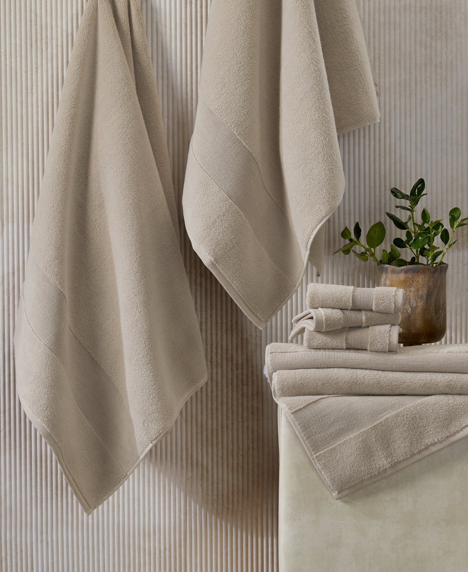 Organic Plush Turkish Cotton Towels Dune – Verlee