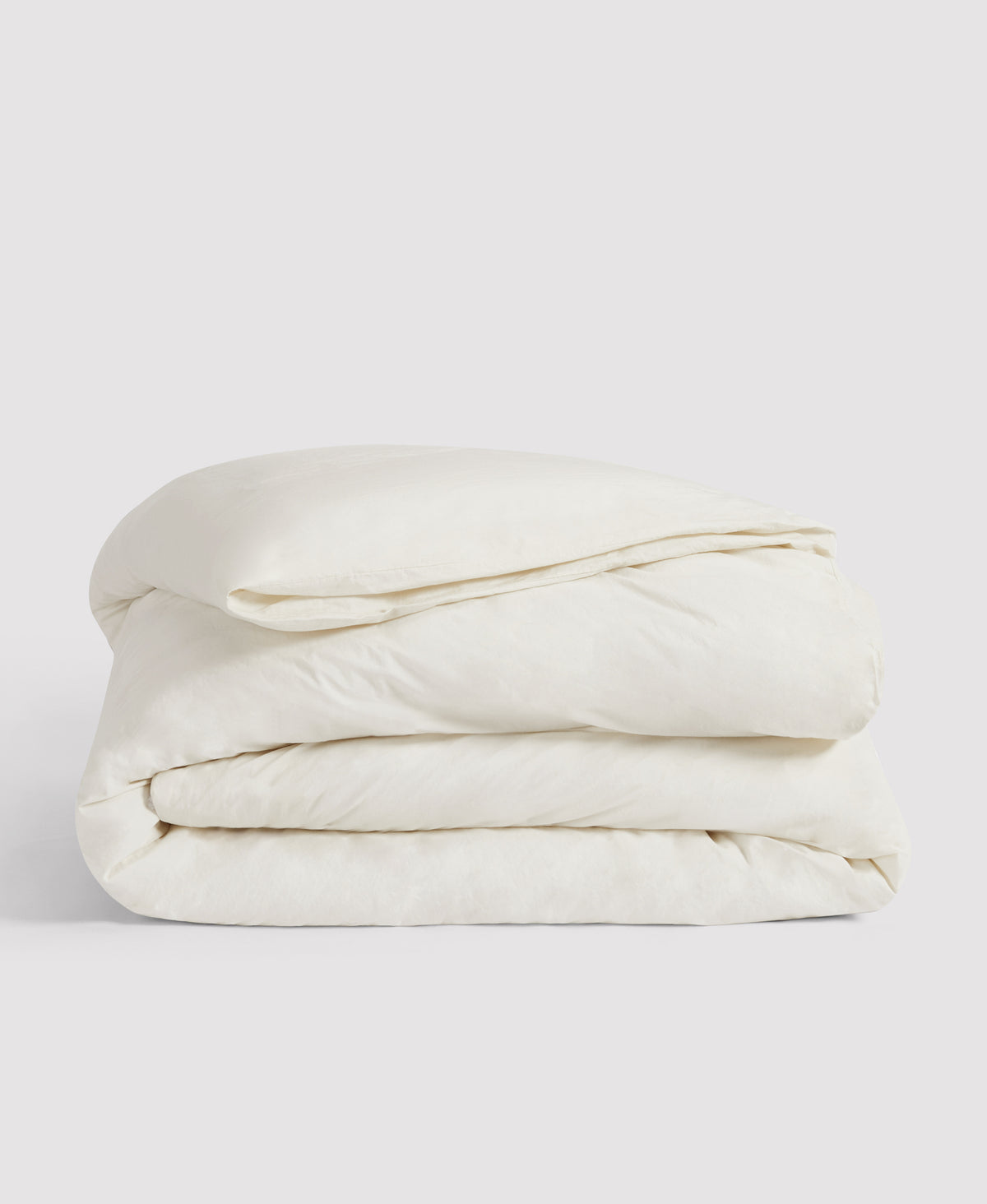 Organic Percale Duvet Cover Cream