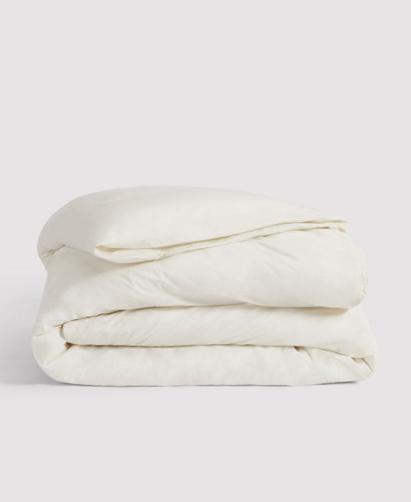 Organic Percale Duvet Cream