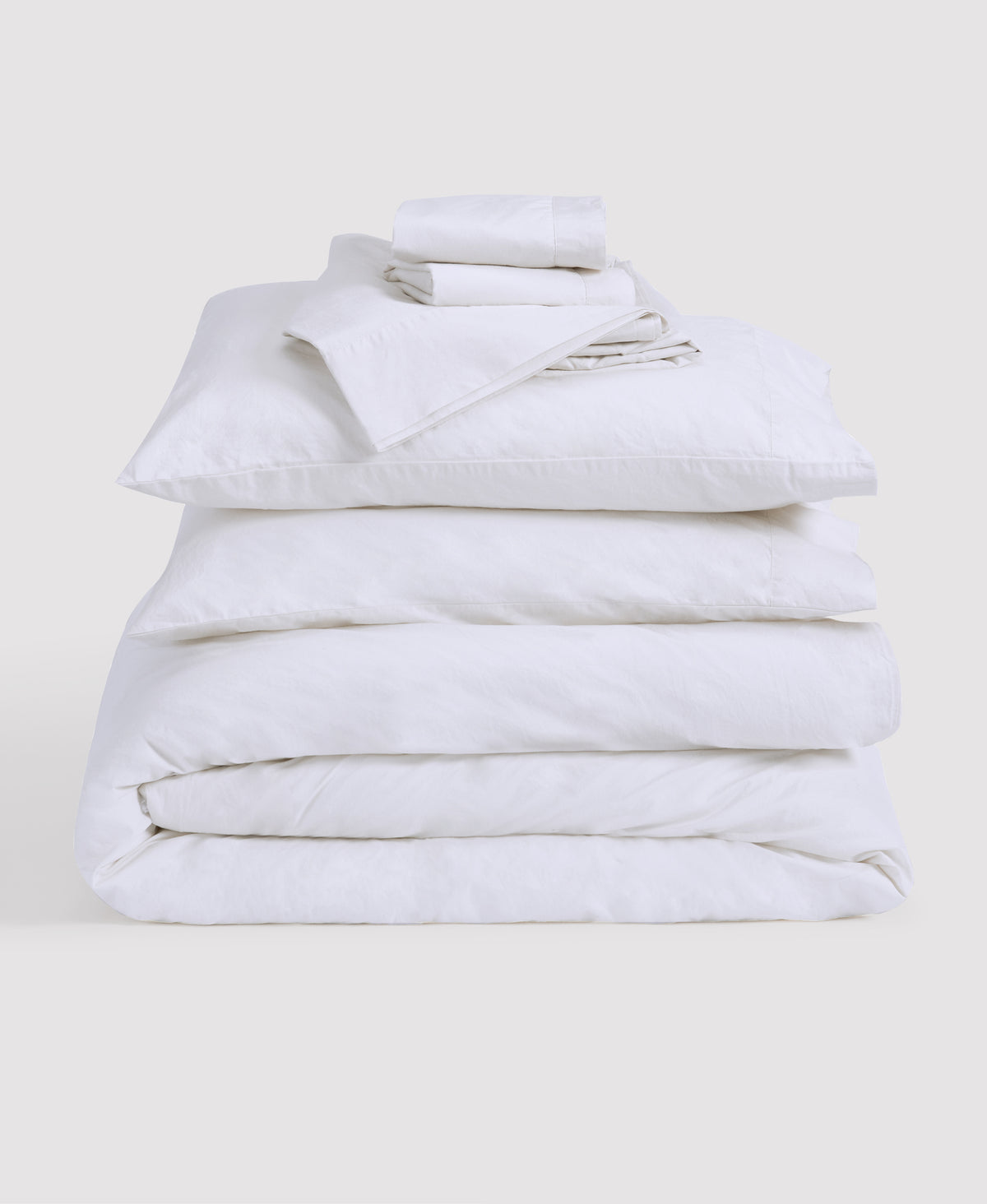 Percale Essential Bundle White