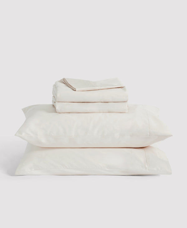 Organic Sateen Sheet Set Cream