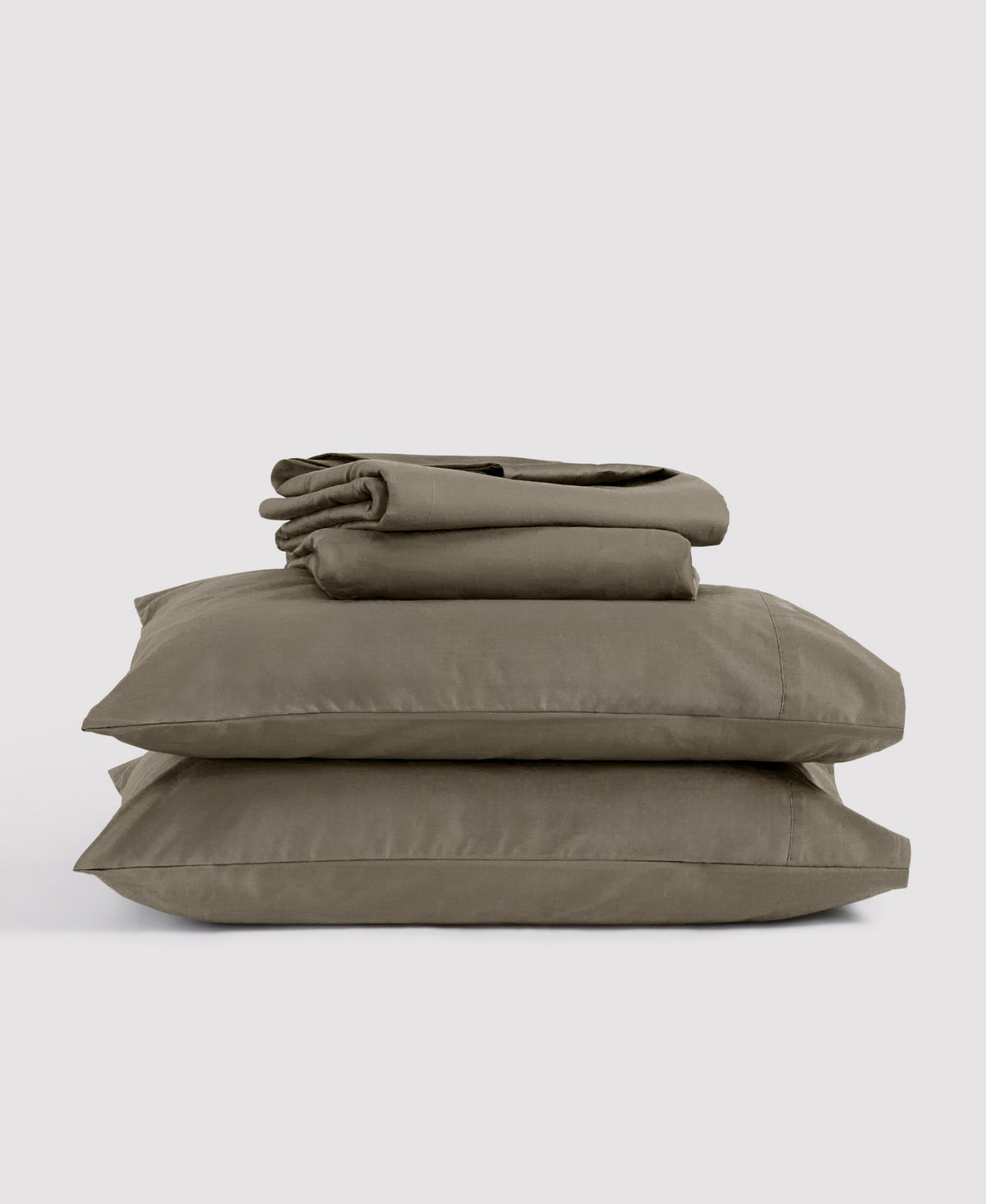 Organic Sateen Sheet Set Moss