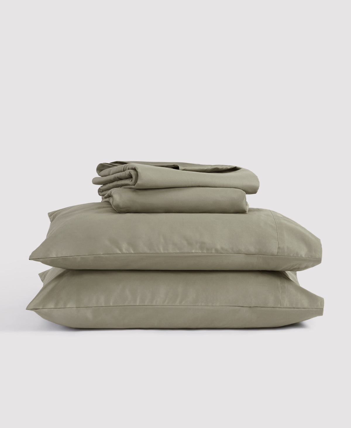 Organic Sateen Sheet Set Sage