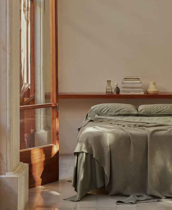 Organic Sateen Sheet Set Sage