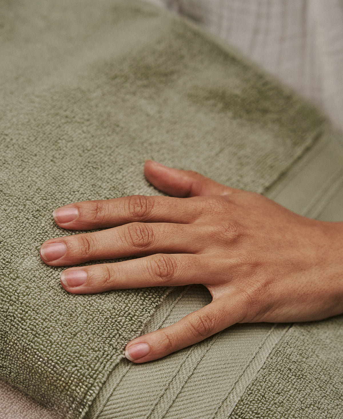 Organic Classic Turkish Cotton Towels Sage