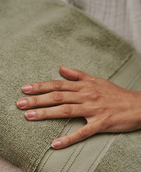Organic Classic Turkish Cotton Towels Sage