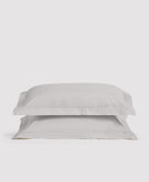 Organic Percale Sham Set Morning Fog