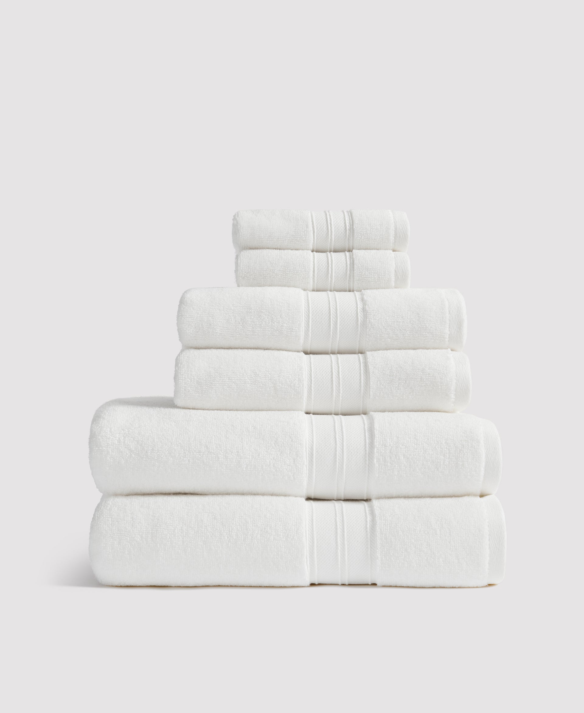 Organic Classic Turkish Cotton Towels White